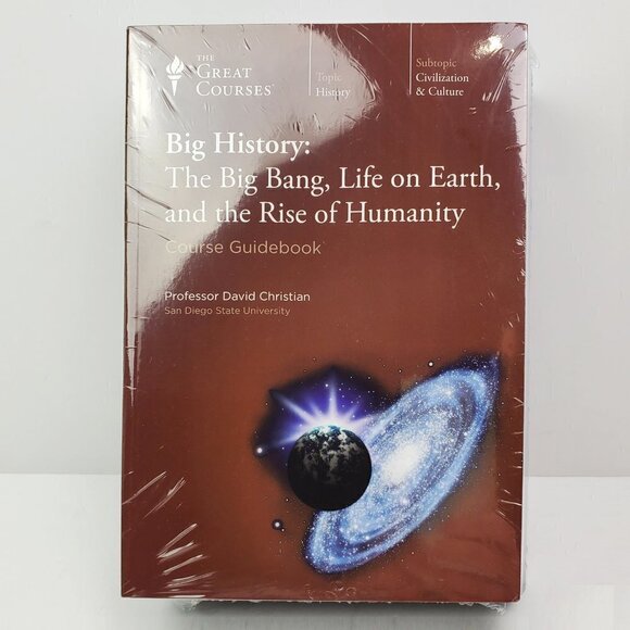 Great Courses Big History Big Bang Life on Earth Rise Humanity DVD Set Guidebook - Picture 1 of 7
